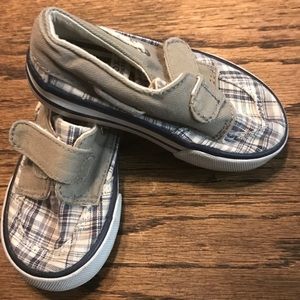 Circa Plaid Toddler Boat Shoes Size 5